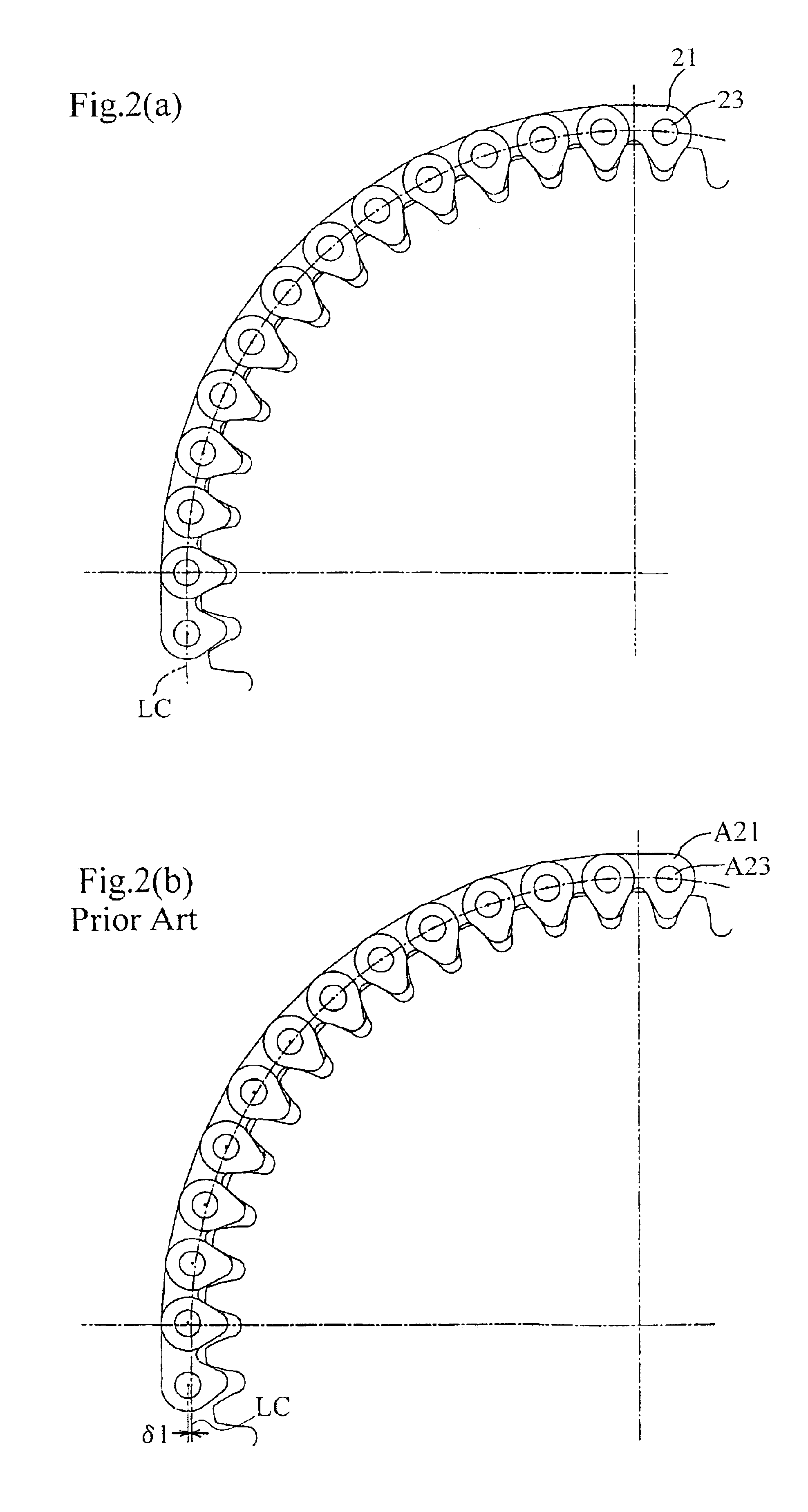 Silent chain transmission mechanism