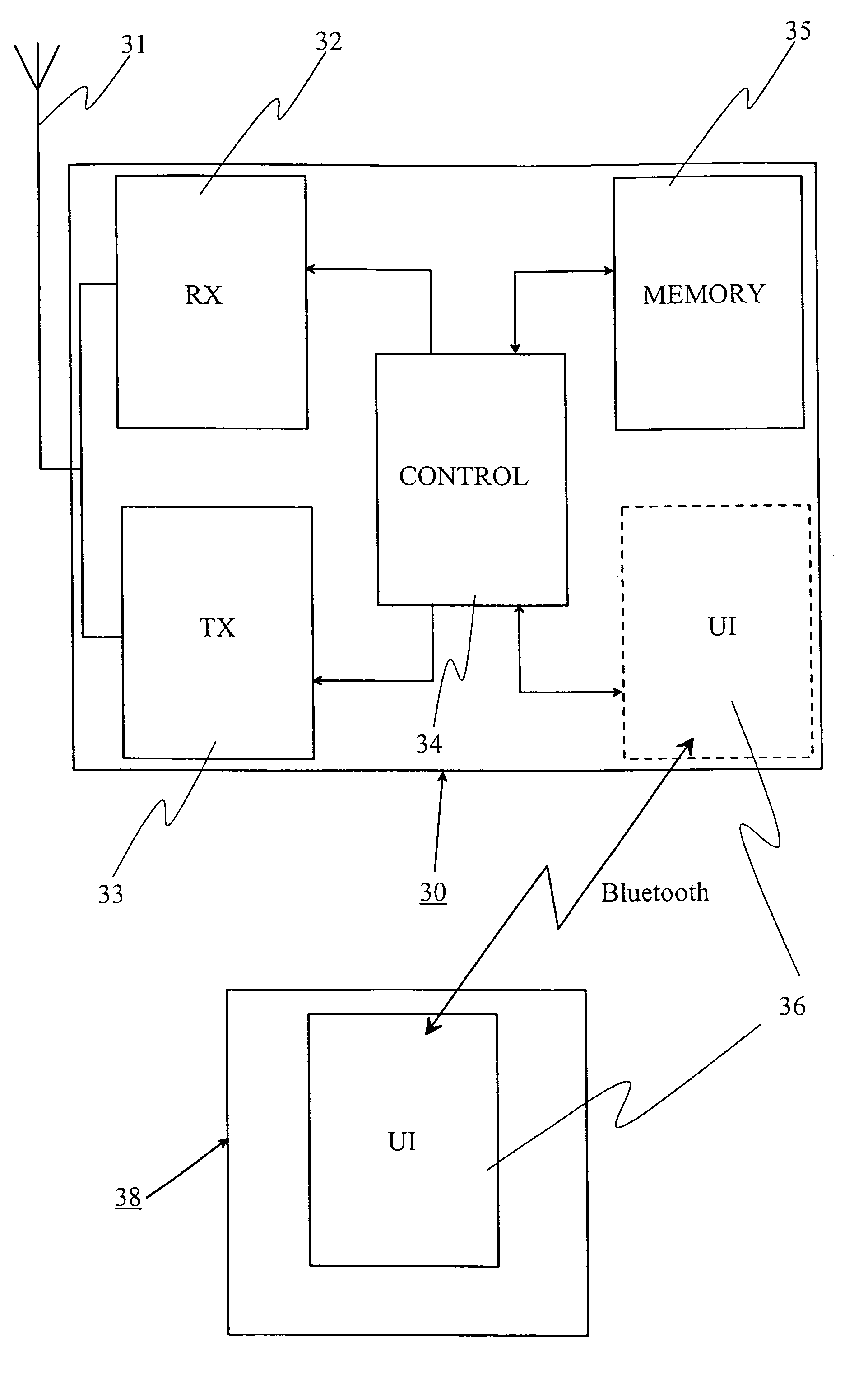 Method for saving power in a wireless terminal and a terminal