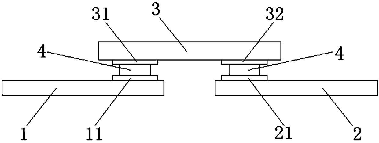 Substrate connection process and substrate assembly of LED automobile headlamp