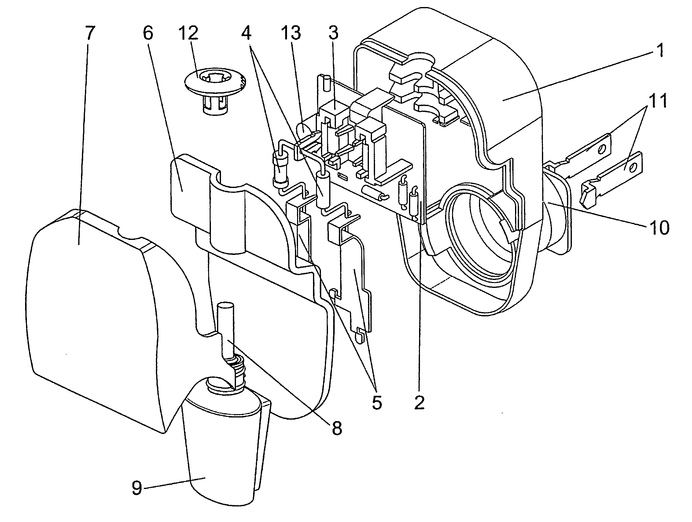 Evaporator device for active substances