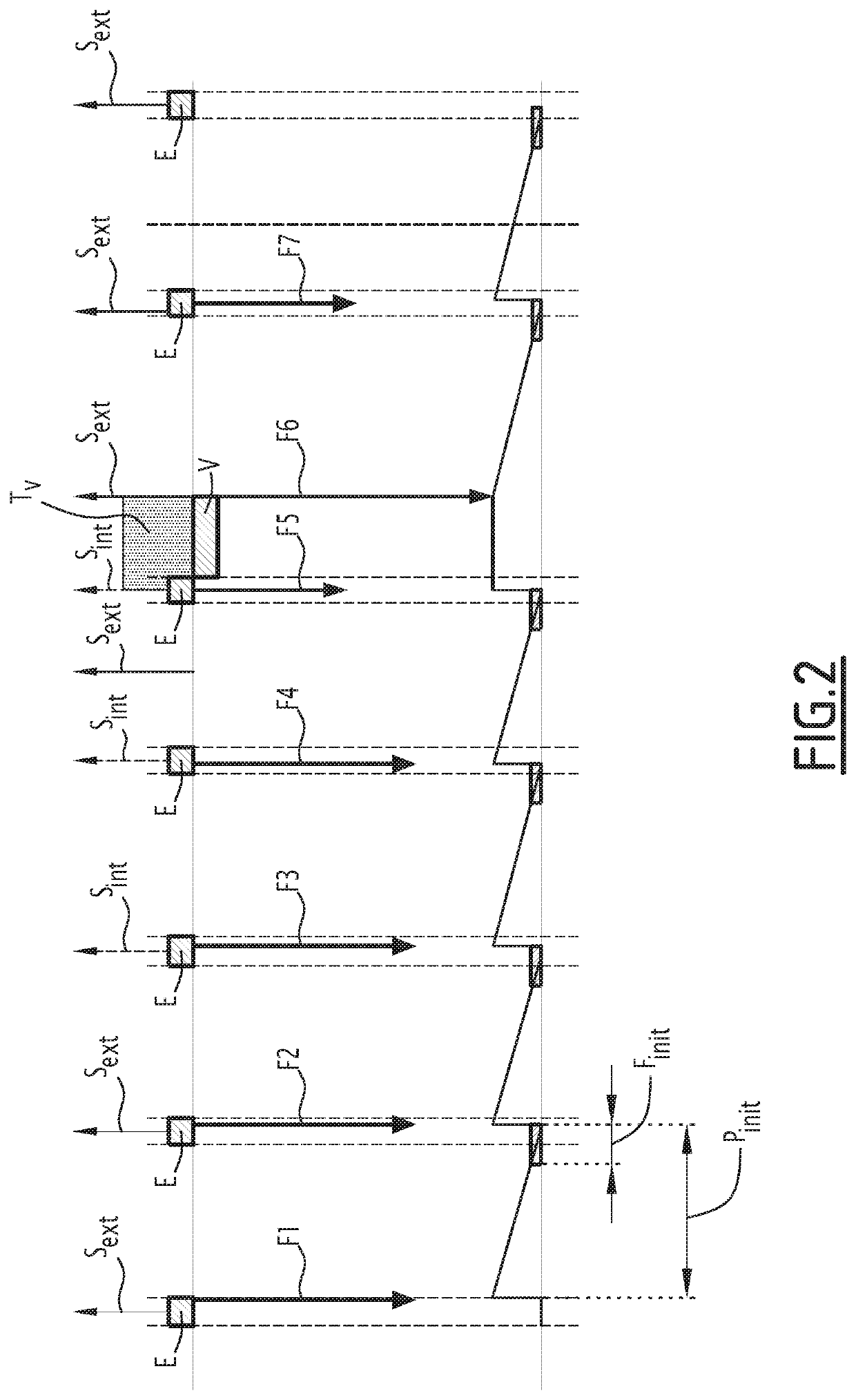 Device for monitoring the execution of an application, associated set and avionics system