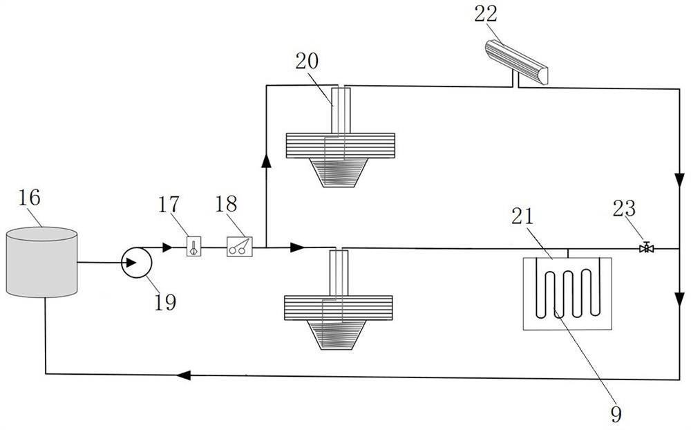 Indoor temperature control system utilizing geothermal energy