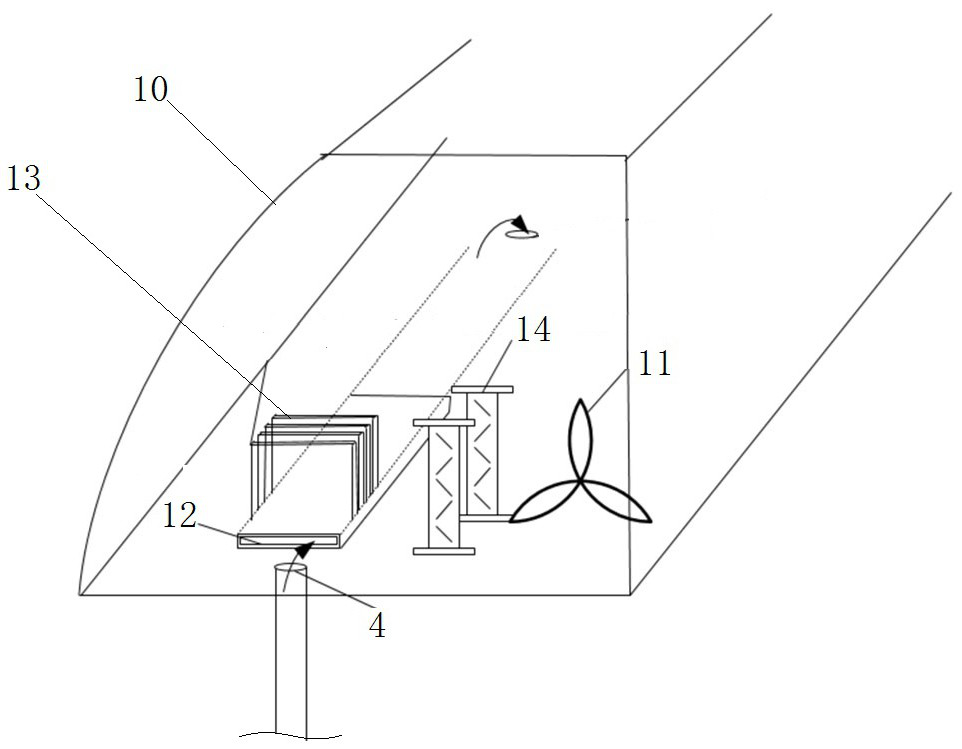 Indoor temperature control system utilizing geothermal energy