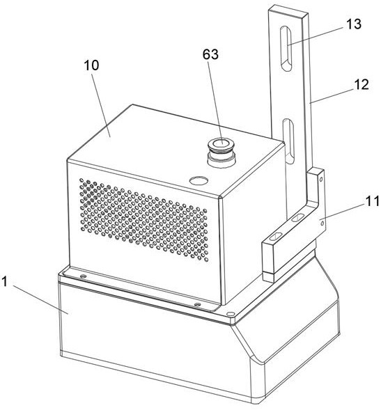 Air-blowing type labeling device