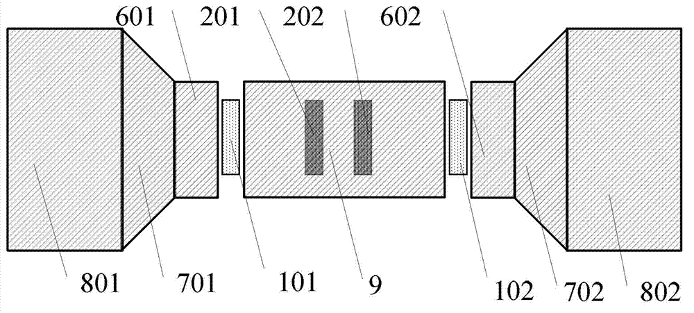 Z-direction magnetic field sensor with magnetic orbit structure