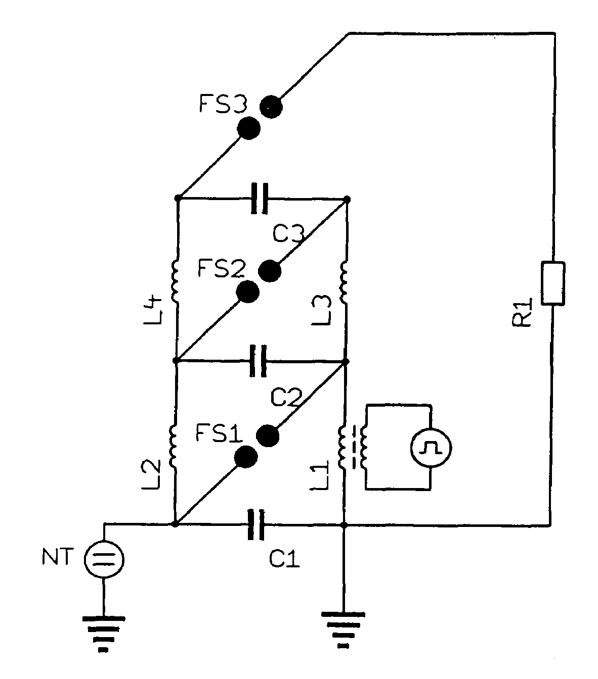 Trigger arrangement for a Marx generator