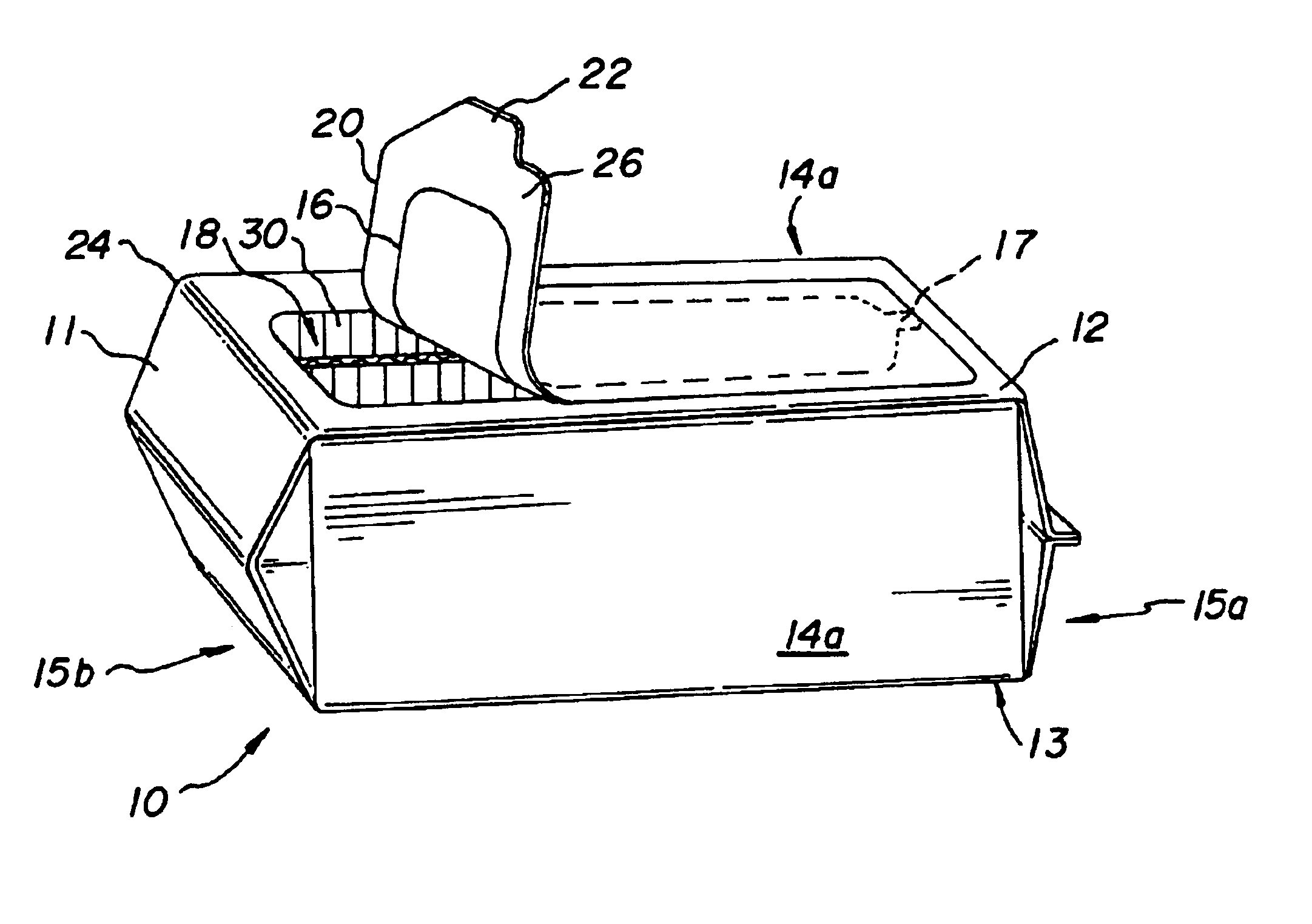 Resealable food container