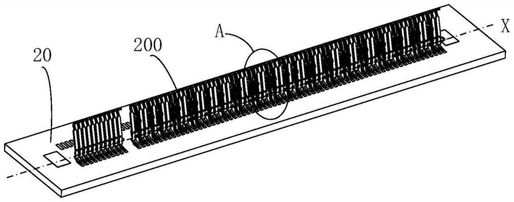 Connector, connector module and electronic equipment