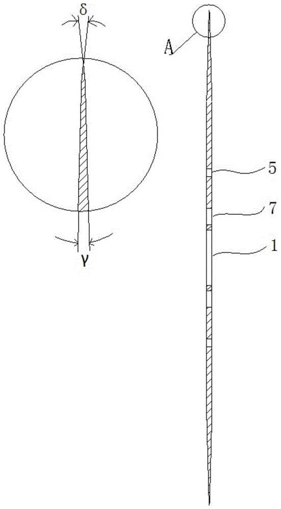 A kind of flat circular knife and its manufacturing method