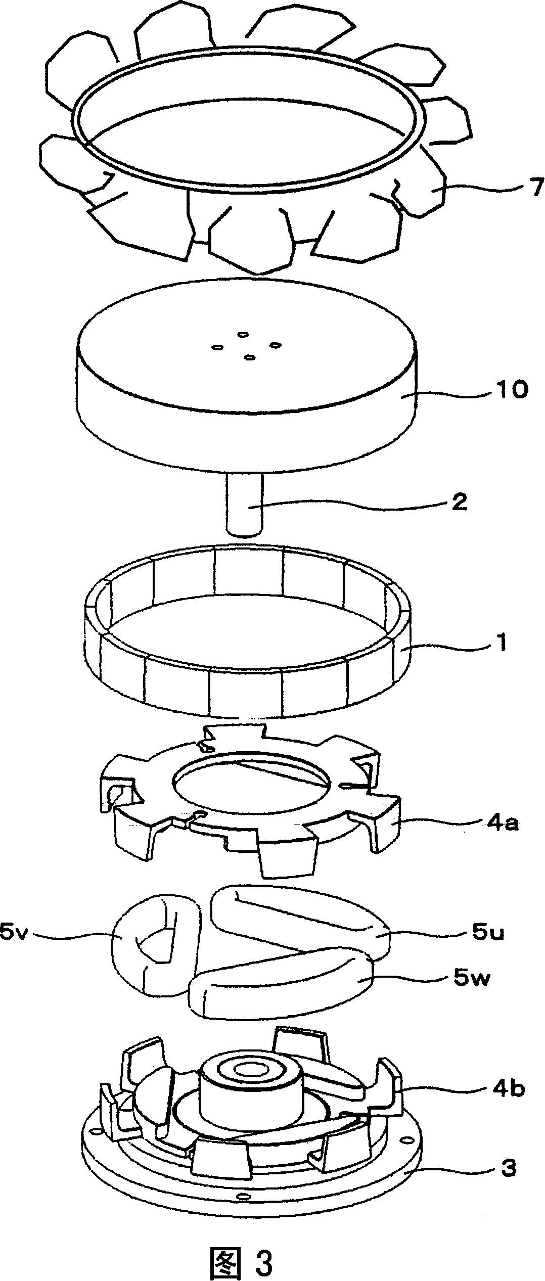 Fan system, electric motor, and claw-pole motor