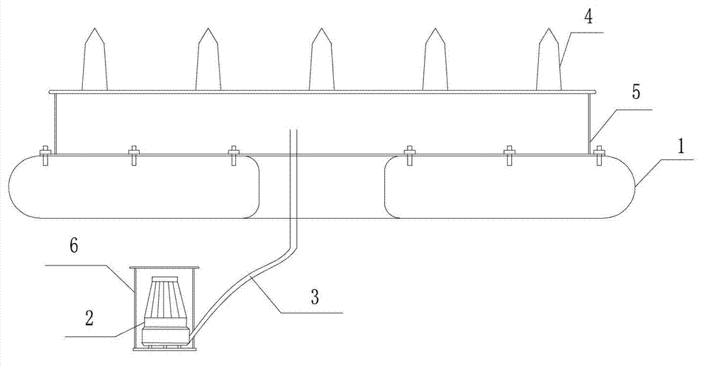 Construction method of polluted water treatment system