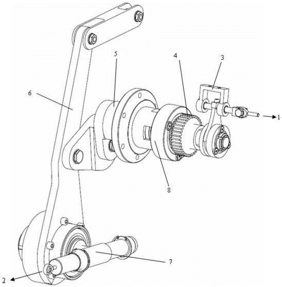 Mechanical pushing mechanism capable of realizing separate pushing