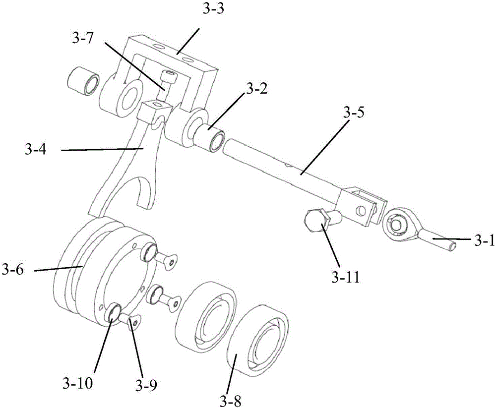 Mechanical pushing mechanism capable of realizing separate pushing