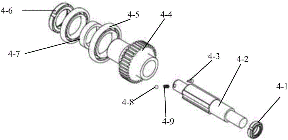 Mechanical pushing mechanism capable of realizing separate pushing