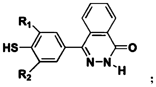 Phthalazinone-containing disulfonated poly(arylene thioether phosphine oxide), and preparation method and application thereof