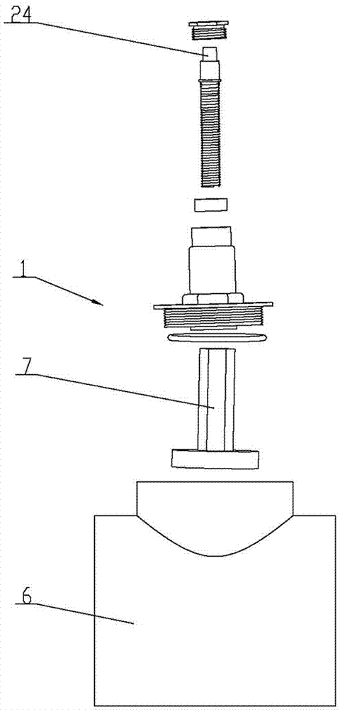 Vertical valve core type PE (polyethylene) stop valve driven by miniature gear motor