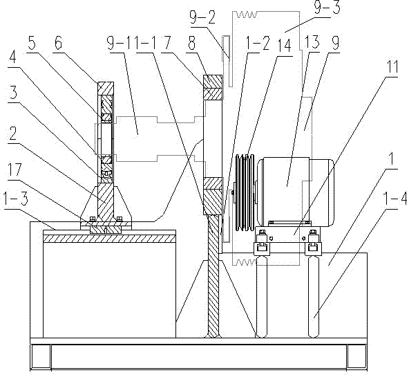 Common mechanical press wet-type clutch universal test tooling