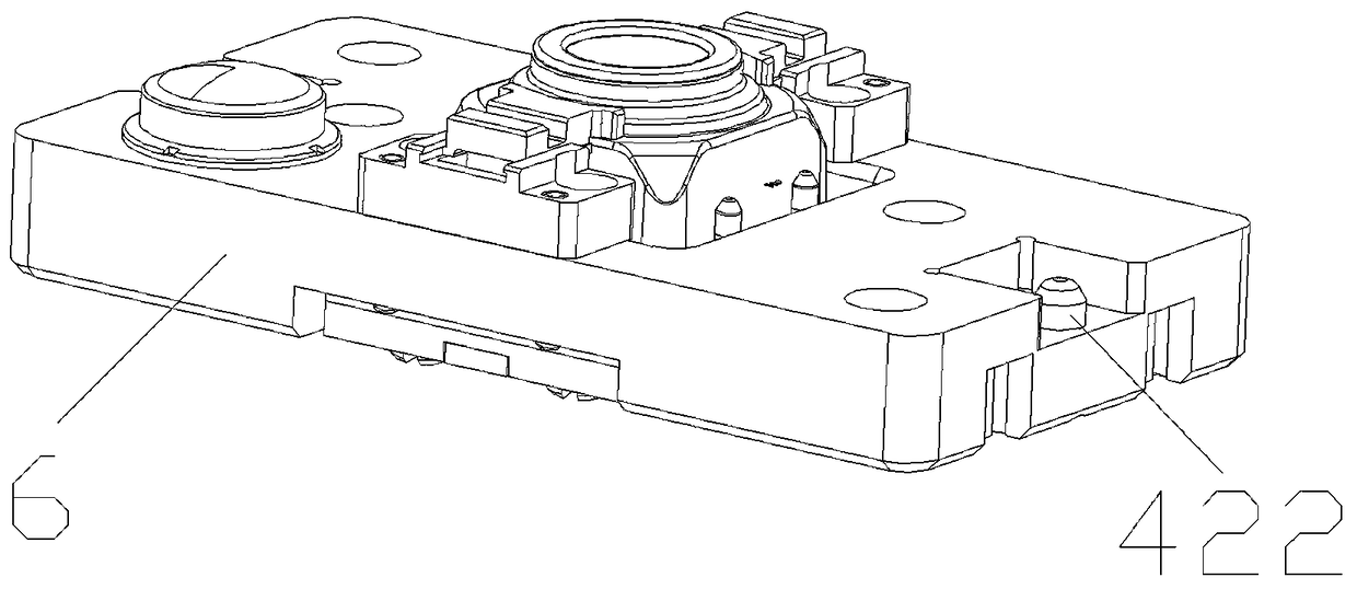 High-definition camera precise focusing platform and focusing method