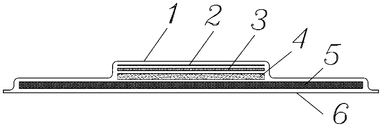 A medical nursing pad for preventing puerperal infection of puerpera