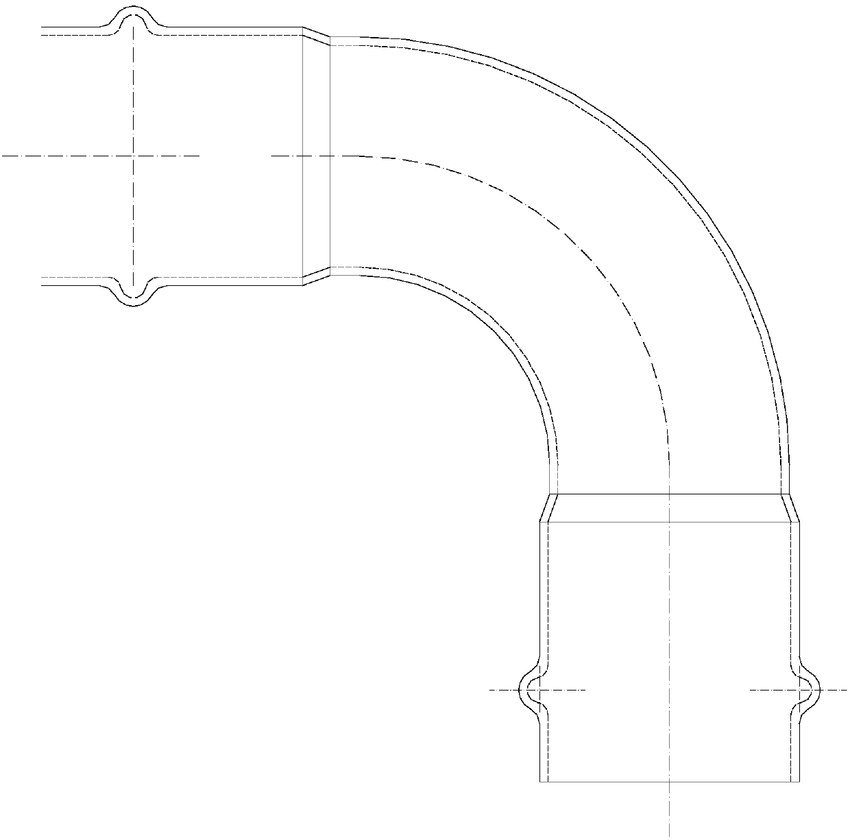 Seamless thin-wall stainless steel water pipe production process