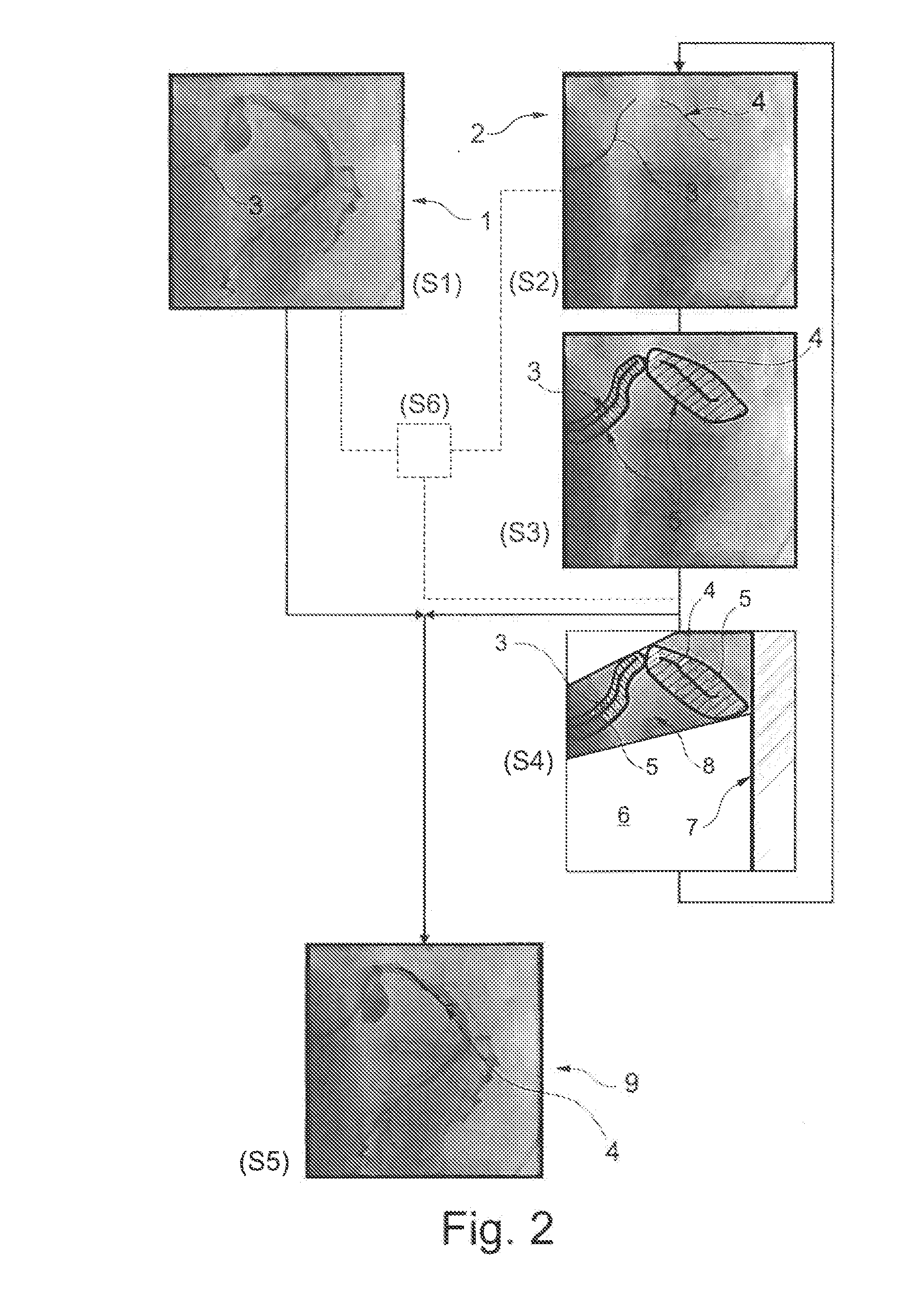 Medical imaging device for providing an image representation supporting in positioning an intervention device