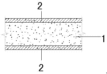 Gypsum built-in mould