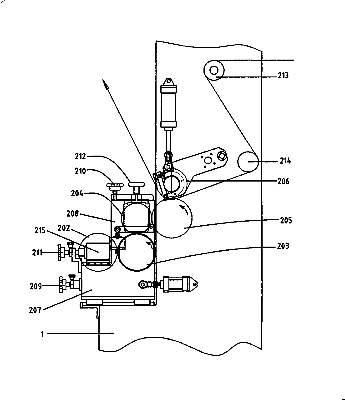 Solvent-free composite machine