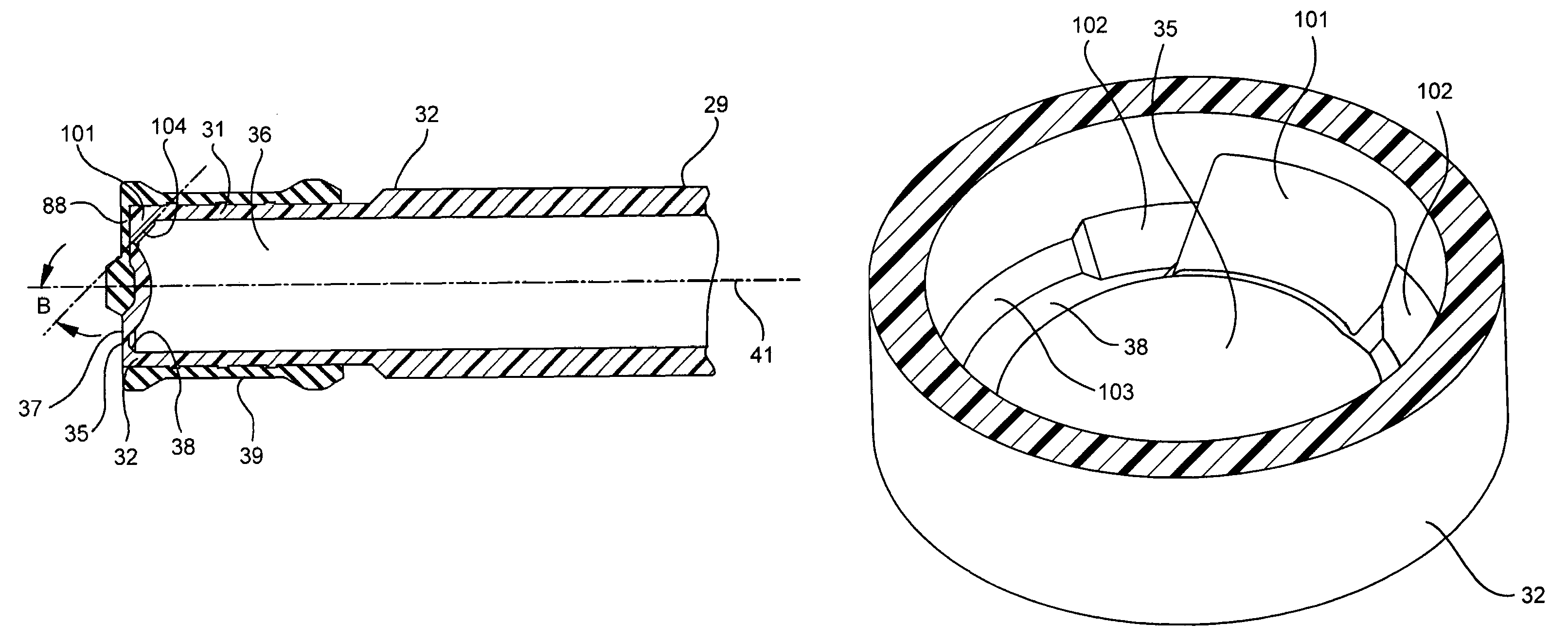 Plunger for retracting needle syringe