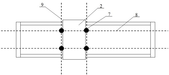 Railway gantry crane lifting appliance positioning control system and method