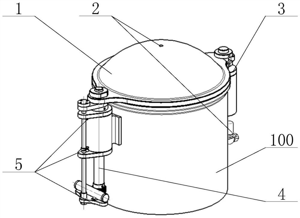 Underwater balance type barrel cover opening system and using method thereof