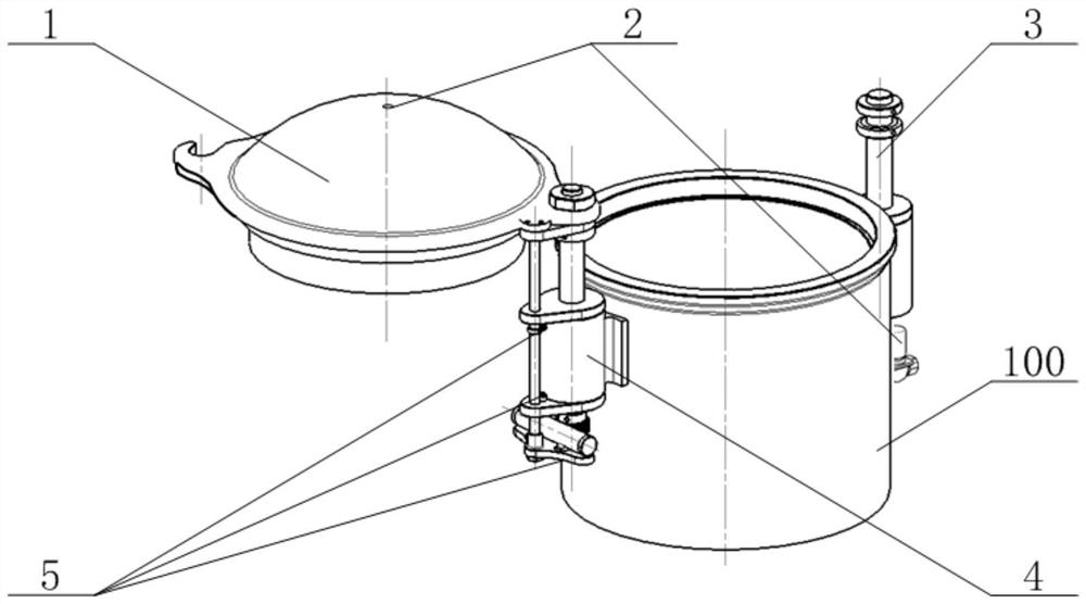 Underwater balance type barrel cover opening system and using method thereof