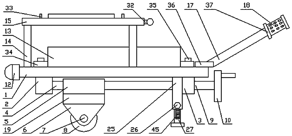 A brittle material transport vehicle with shock-absorbing effect