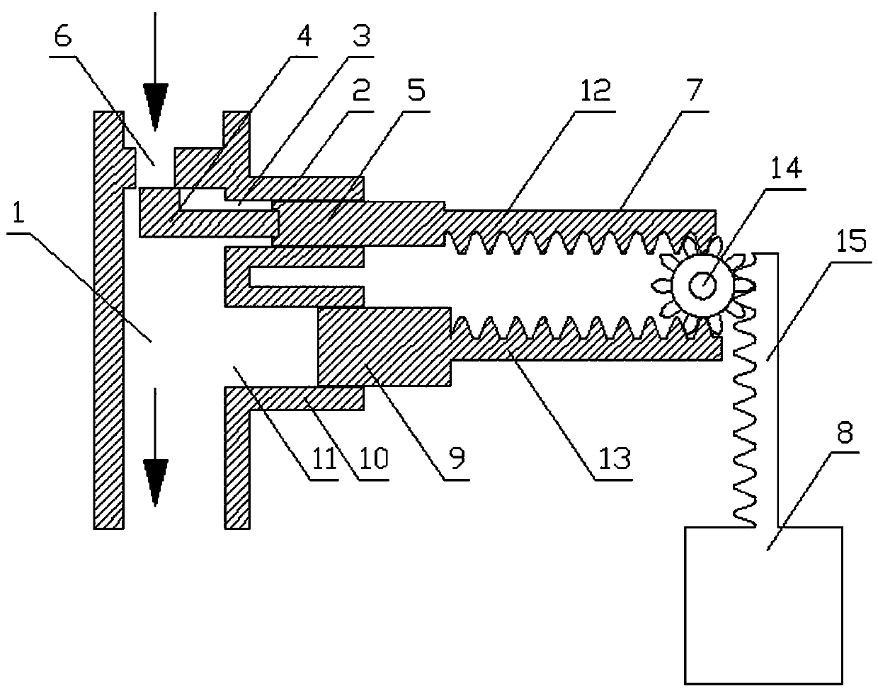 Injection system used gravity to realize automatic adjustment of oil field injection well and using method