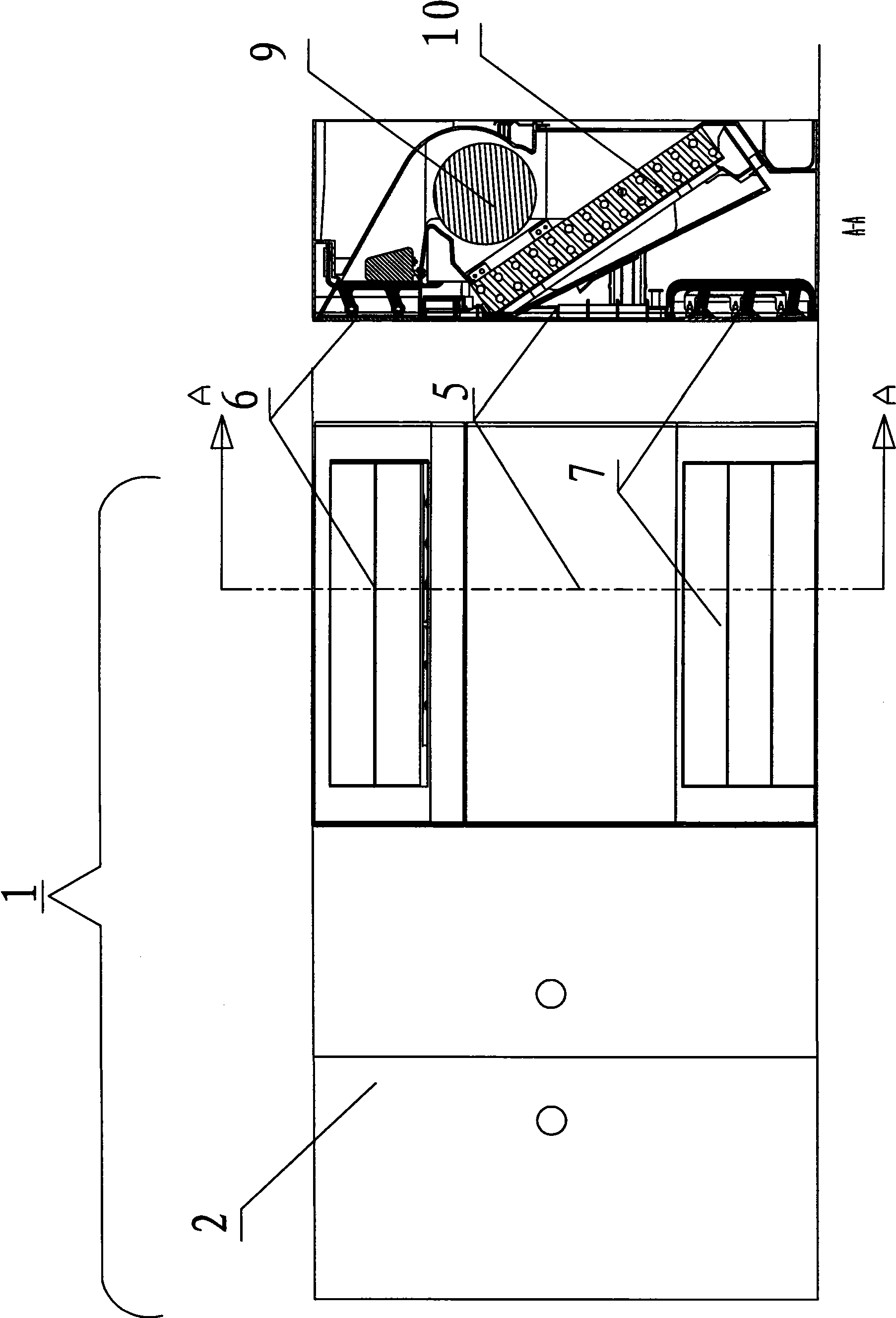 Built-in air conditioner indoor unit