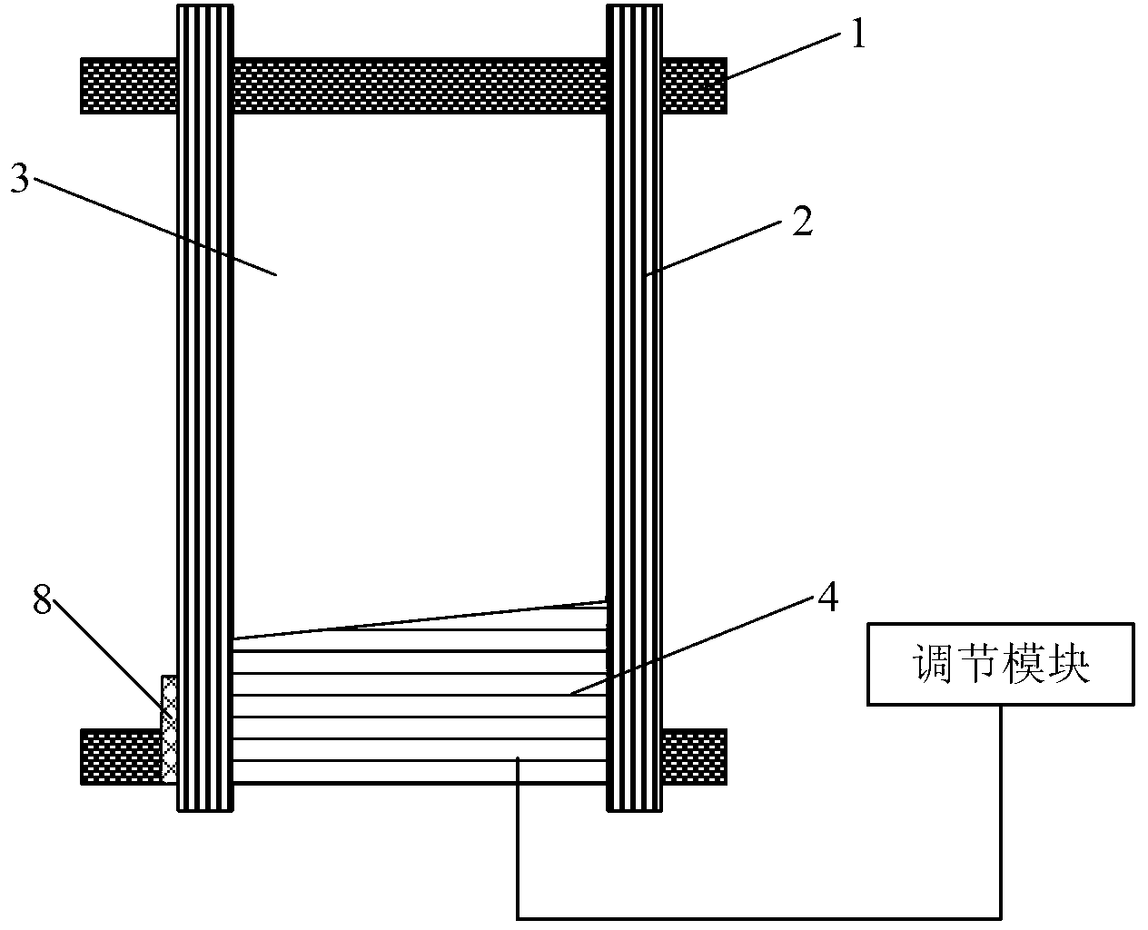 Array substrate and semi-permeable and half-reflecting LCD panel