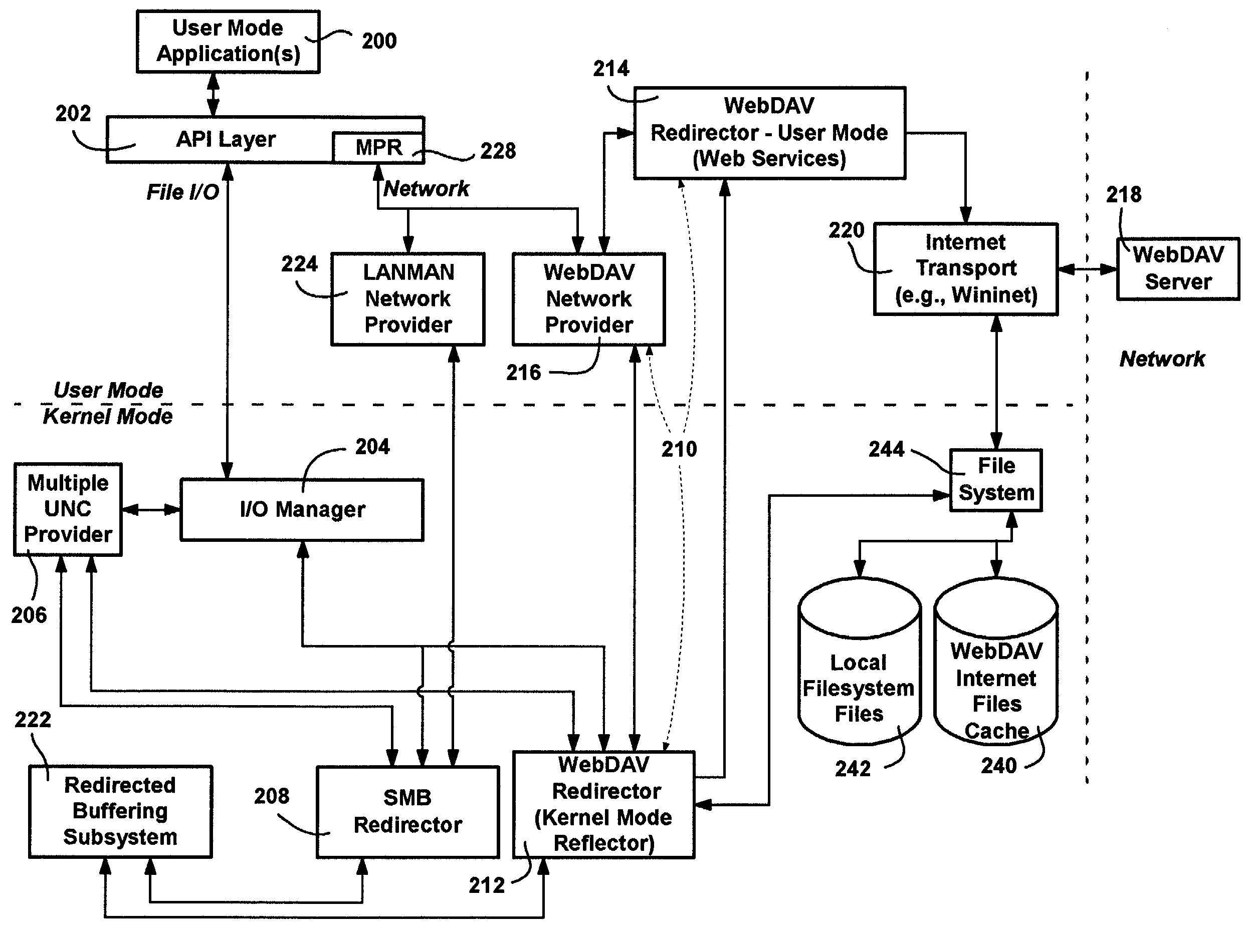 System and method for providing transparent access to distributed authoring and versioning files including encrypted files