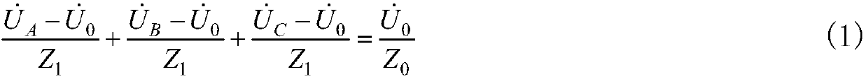 Resistance-capacitance voltage-divided zero-sequence voltage sensor