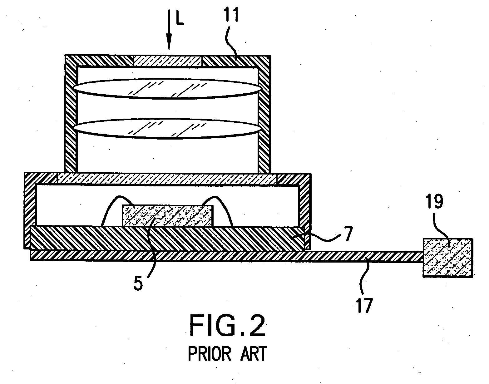 Electronic package of photo-image sensors in cellular phone camera modules, and the fabrication and assembly thereof