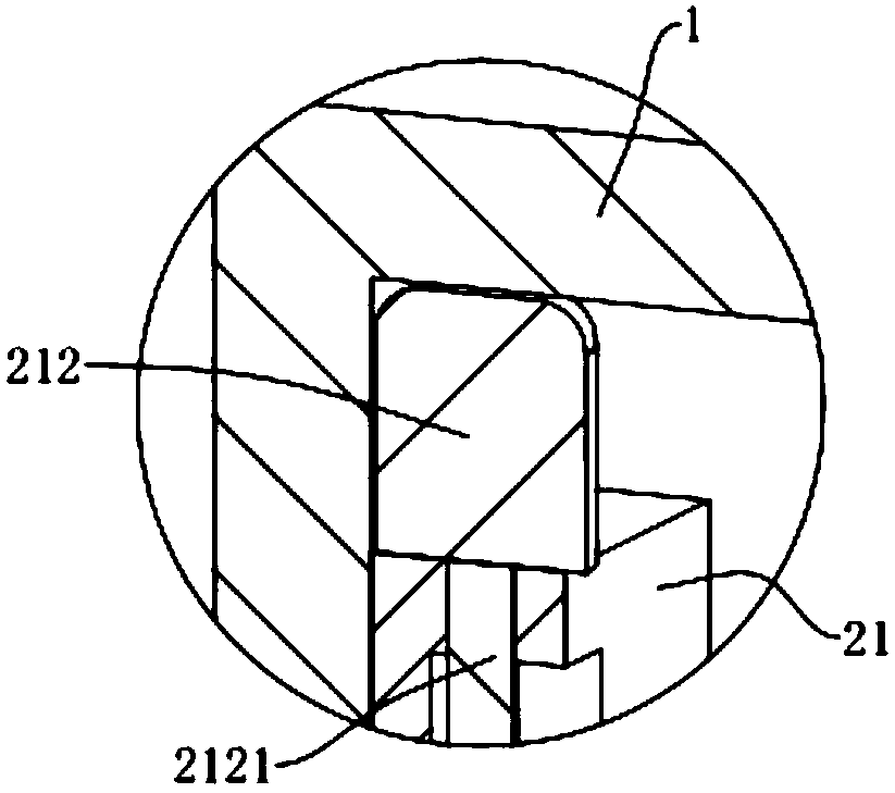 Welding device with semi-closed space