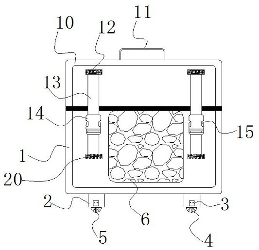 Epidemic prevention equipment with internally sealed quick disinfection structure