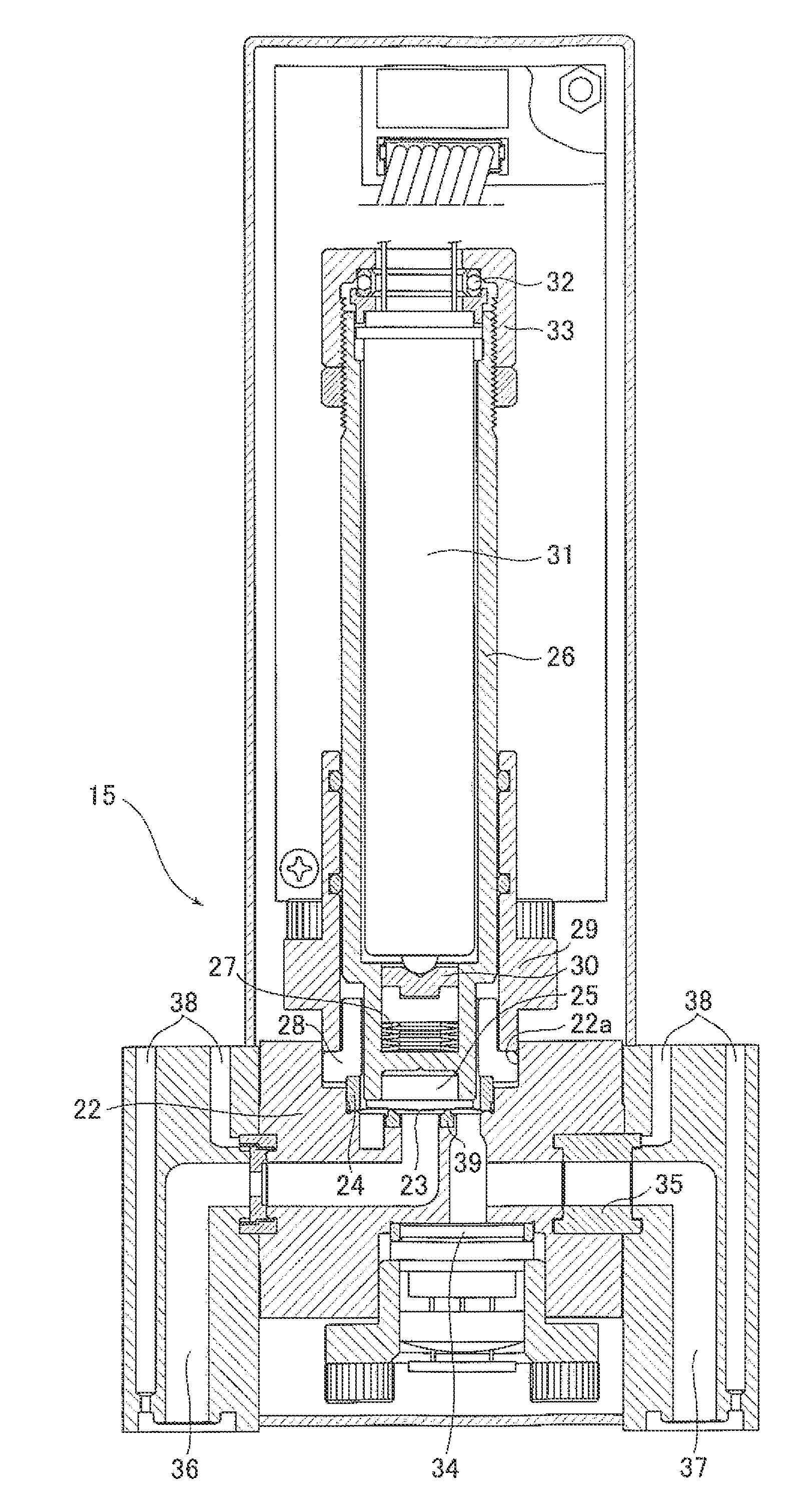 Automatic pressure regulator for flow rate regulator