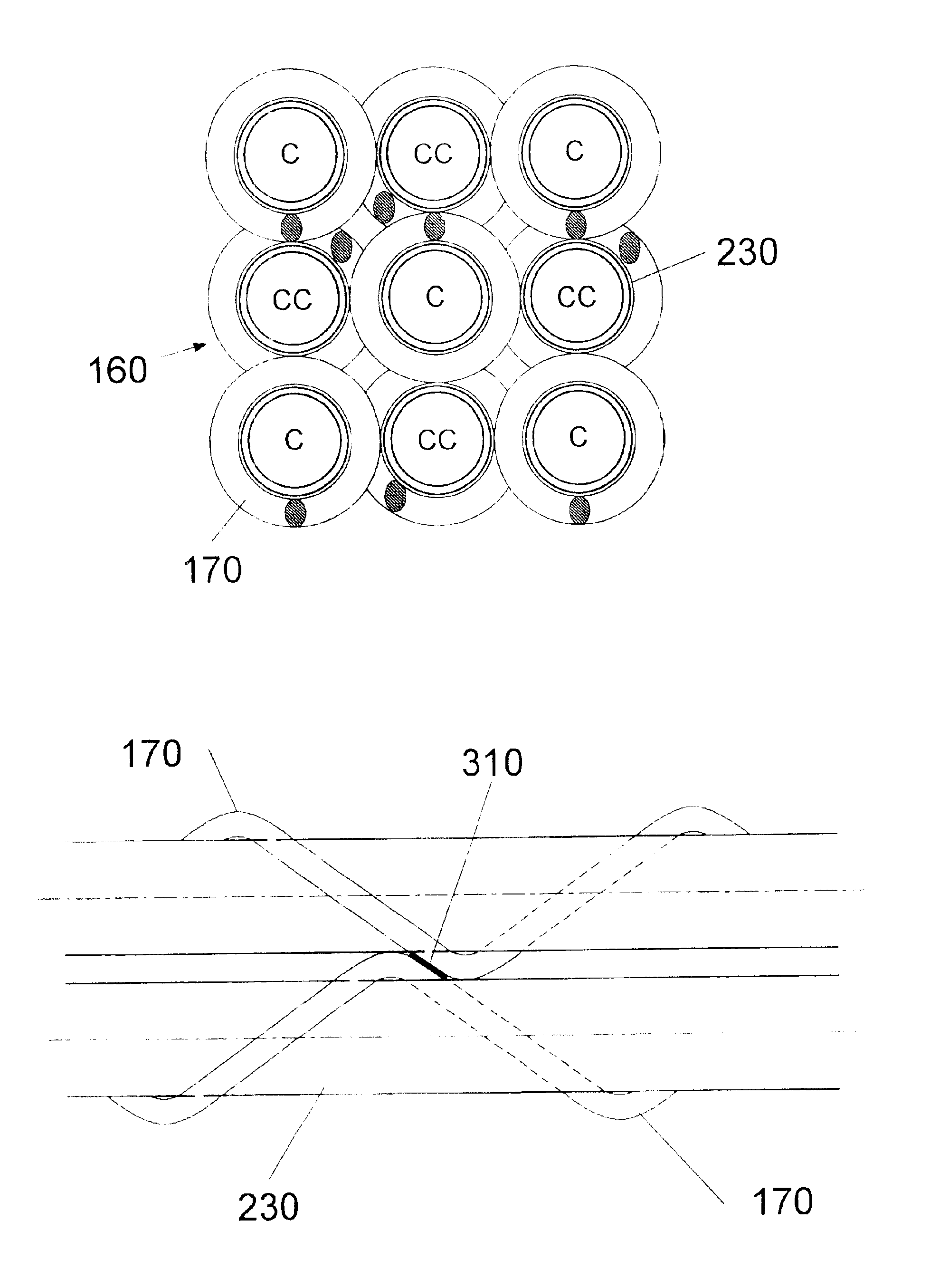 Heat exchanger flow-through tube supports