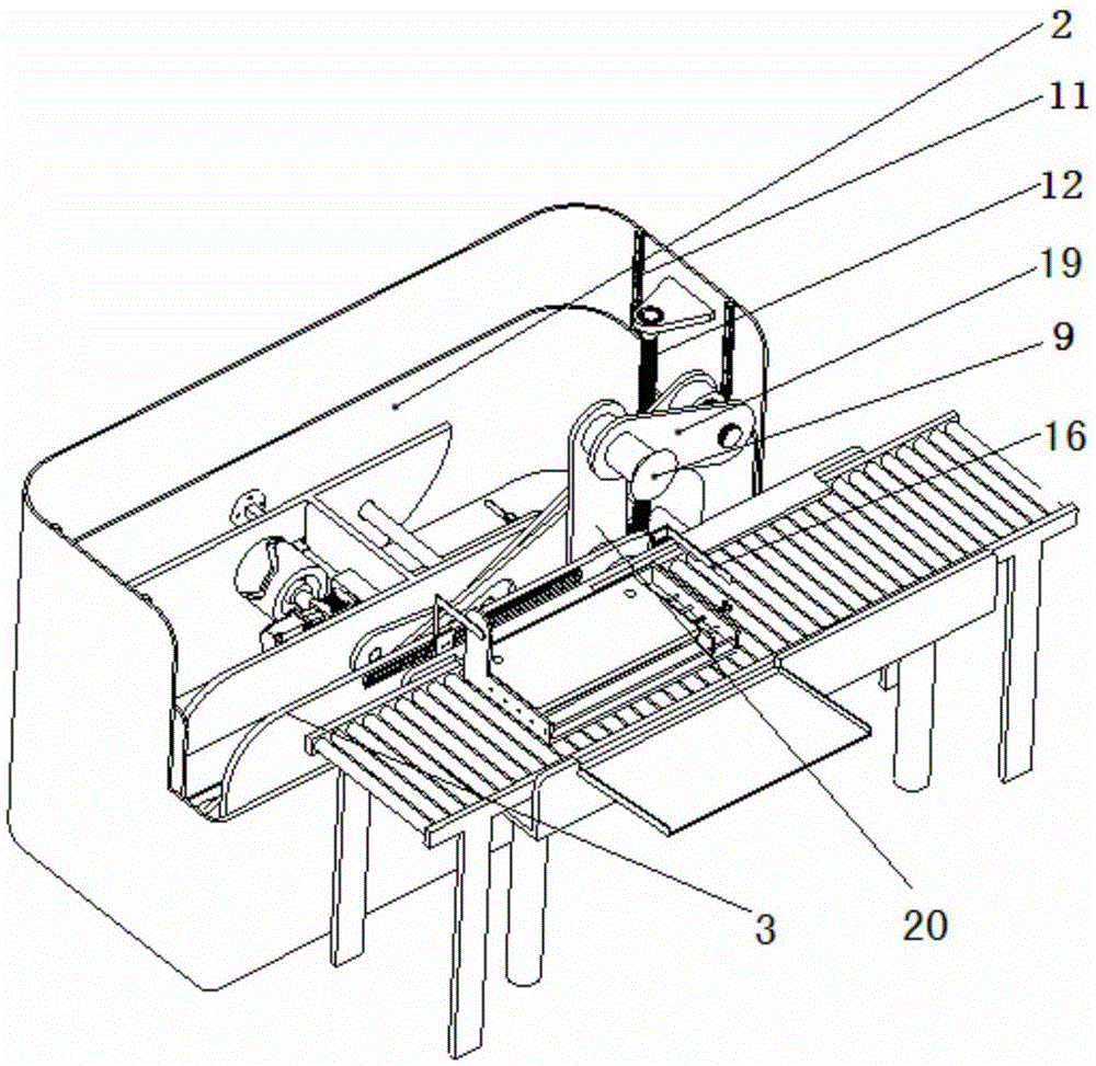 Heavy type lead-acid storage battery turnover device