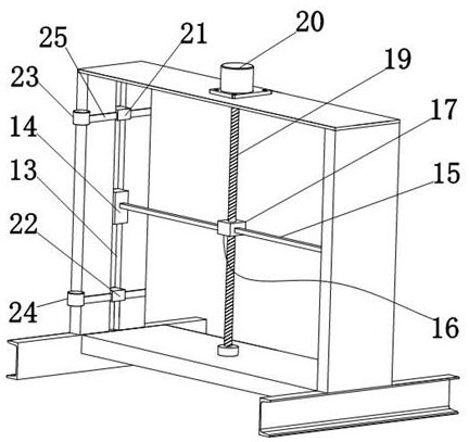 A bedside knee joint range of motion training device