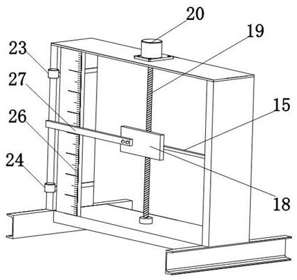 A bedside knee joint range of motion training device