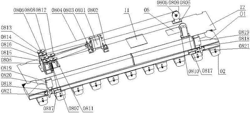 Oven of coating machine