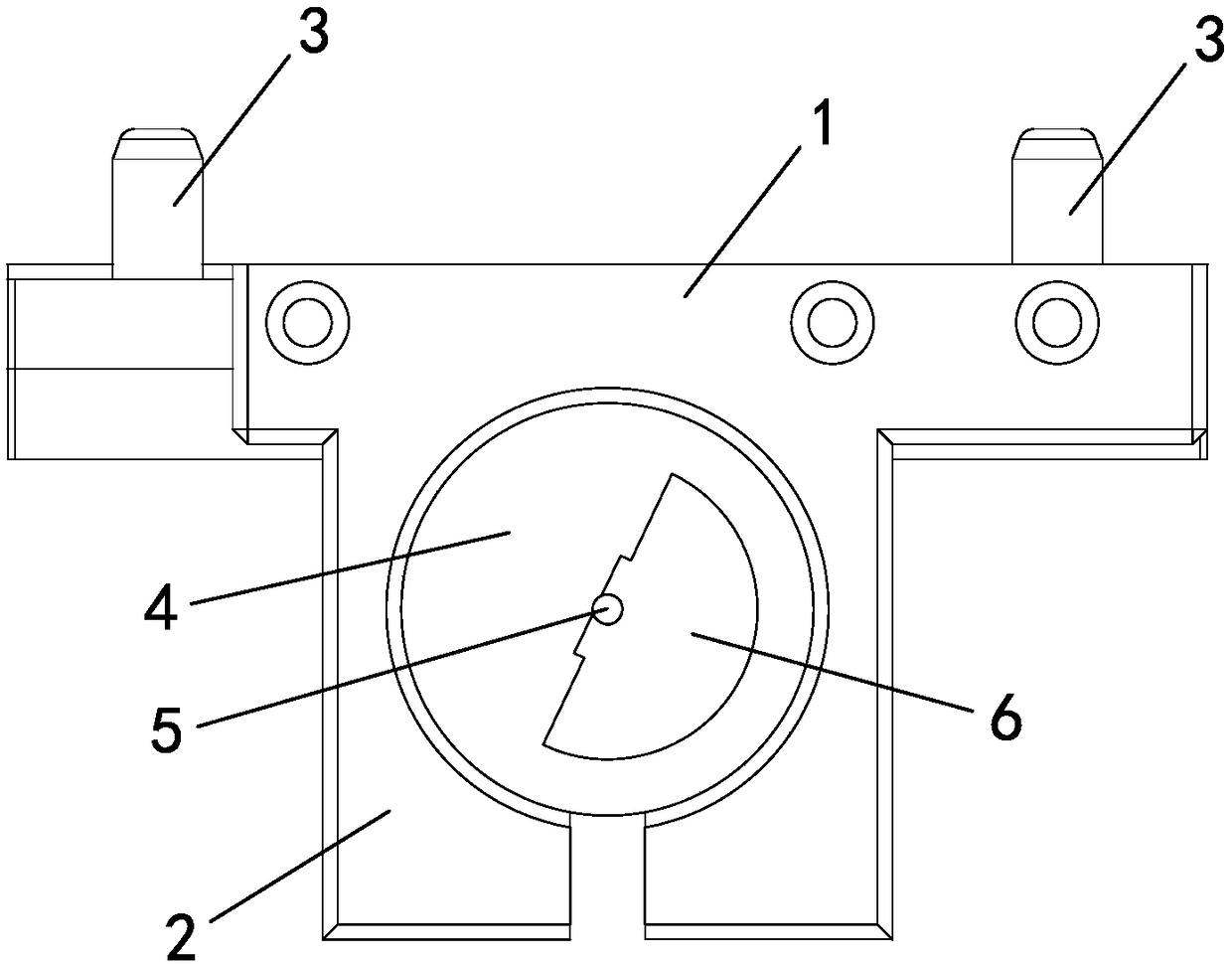 Vibration discharging device of elastic sheet input machine for voice coil motor