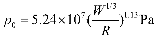 Test system and test method for underwater explosion impact equivalent loading experiment