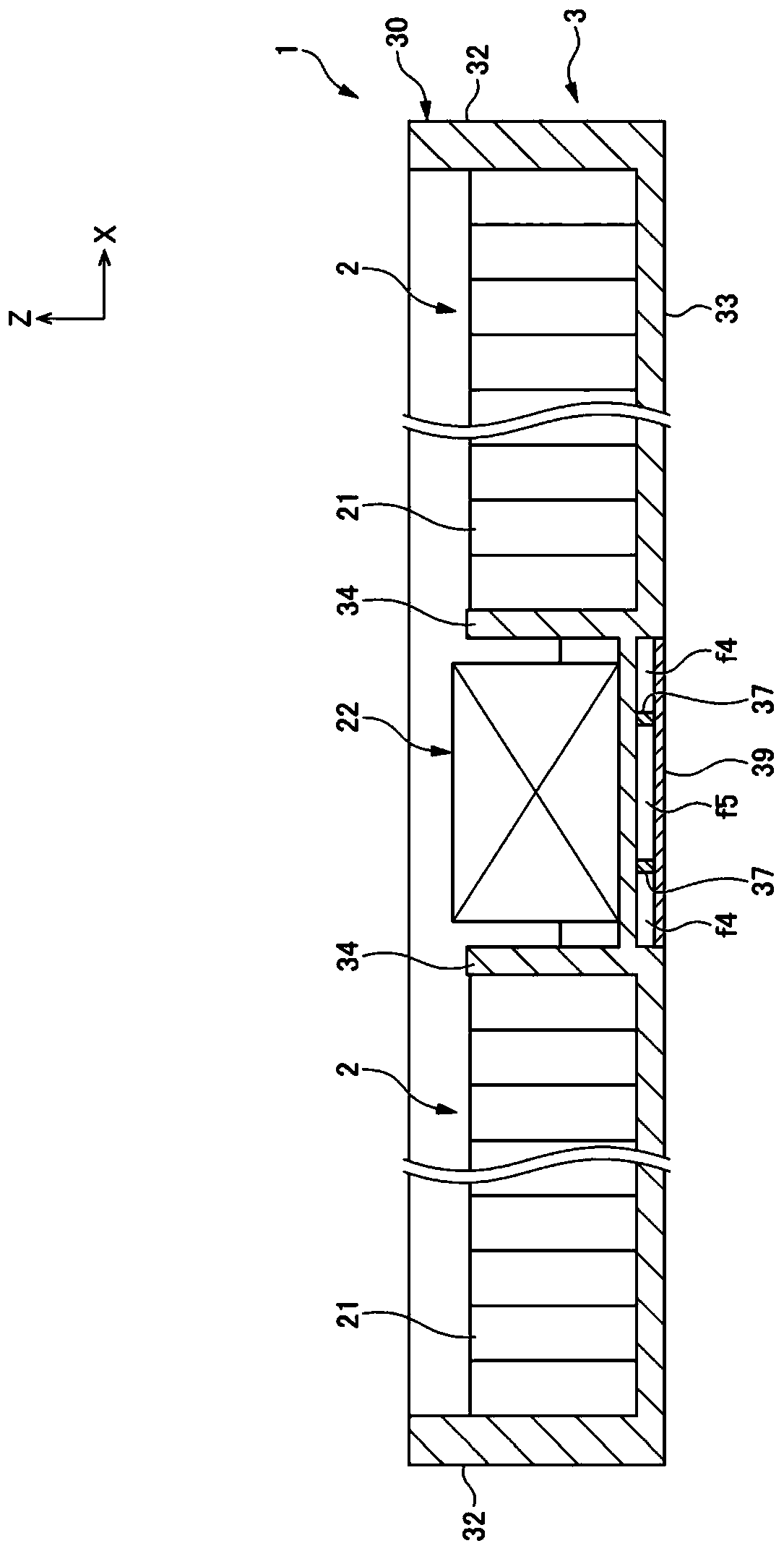 Battery temperature adjusting device and battery device