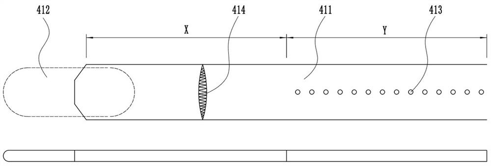 A velvet loom with flexible large rapier